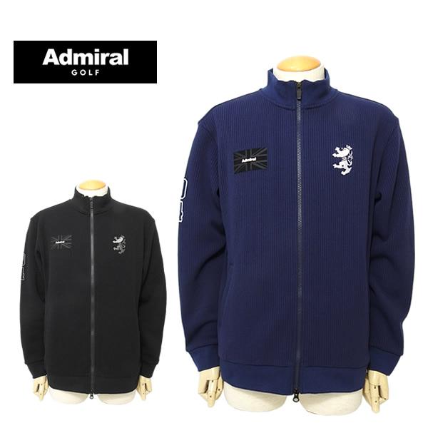 アドミラルゴルフ メンズ ニットライク トラックジャケット フルジップ 保温性 手洗い可能 ロゴ AdmiralGOLF ADMA565 25a セール SALE