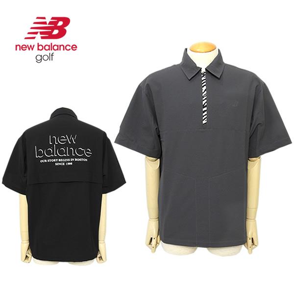 new balance golf メンズシャツ サイズ7 黒 New Balance Golf（ニューバランスゴルフ） シャツ シャツ メンズ