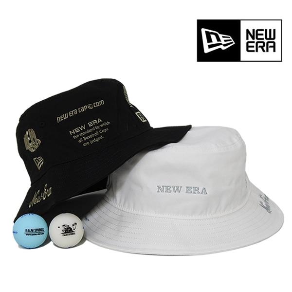 ニューエラゴルフ 帽子 ハット メンズ BUCKET01 バケットハット アーカイブロゴ 刺繍 抗菌 NEWERA ArchiveLogo 26a