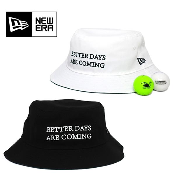 ニューエラゴルフ 帽子 ハット メンズ BUCKET01 バケットハット ツイル 抗菌 刺繍 TAG LINE NEWERA 26a