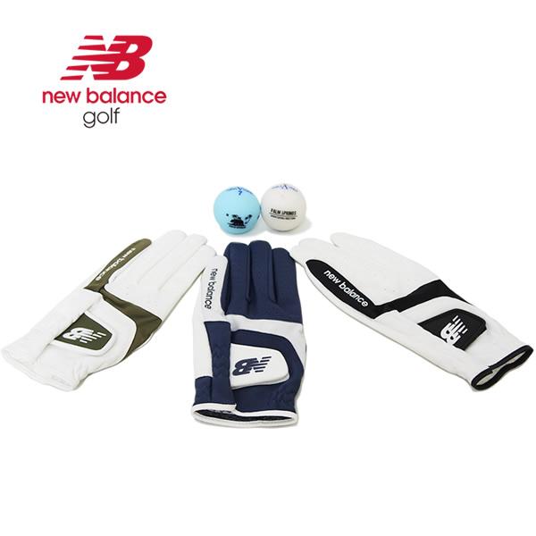ニューバランスゴルフ グローブ 左手(右利き用) メンズ レディース 合成皮革 トリコット 耐久性 newbalance 0126985001 26a
