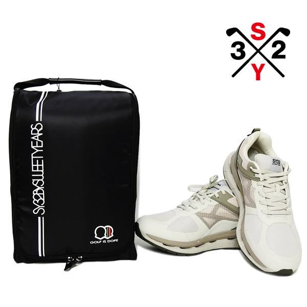 SY32 ゴルフ メンズ レディース シューズケース シューズバッグ 両足収納 ロゴ レジャー スポーツ SY32BYSWEETYEARS SYG-26A9-06 26a