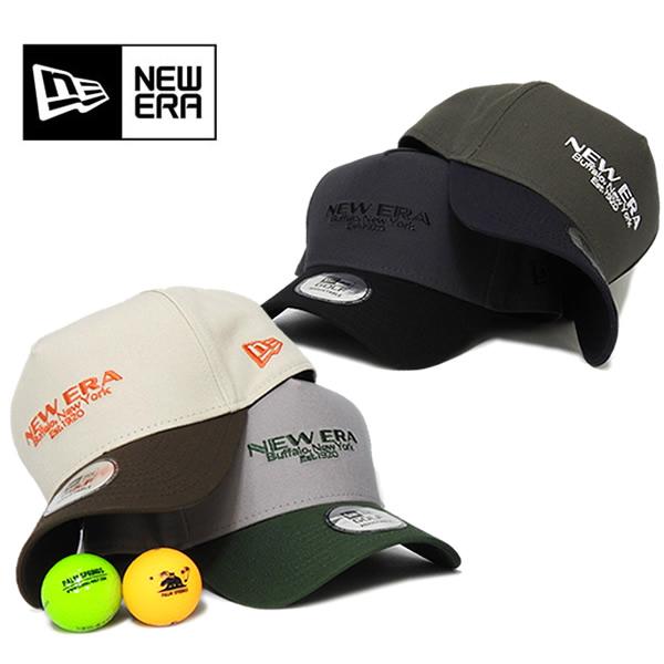 ニューエラゴルフ 帽子 キャップ メンズ 9FORTY A-Frame Duck 2-Tone ダックキャンバス ロゴ刺繍 ツートン NEWERA Duck Canvas 26a