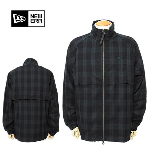 ニューエラゴルフ メンズ スタンドカラージャケット ブルゾン ストレッチ フルジップ ブラックウォッチ セットアップ NEWERA BLOUSON PLAID 26a