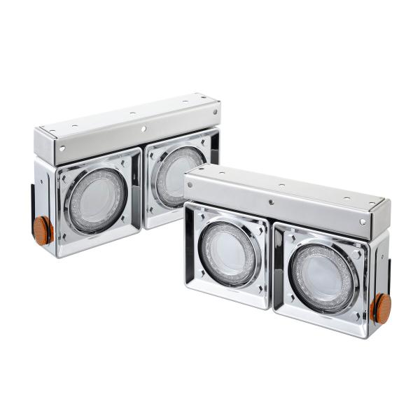 テールランプ blackhole DC24V 2連 2個セット 防水 [ウィンカー