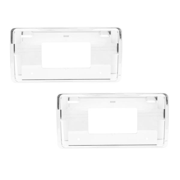 ●日本製の中板サイズのナンバープレート枠。(普通乗用車、2t 4t トラック、マイクロバス、軽自動車対応。)●ABS樹脂仕上げ。●取り付け簡単ボルトオン。●車検対応サイズです。●サイズ：338×170mm●材質：ABS樹脂（メッキ）●付属品...