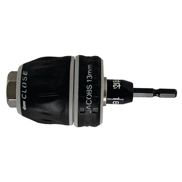 ドリルチャック キーレスタイプ φ49×115mm 正逆回転対応 チャック許容