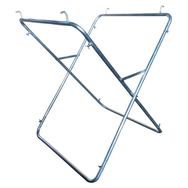 ●フレームはアルミ製で錆びにくいです。●使用時サイズ：巾1000×奥行1000×高さ1100mm●収納時サイズ：巾1000×奥行100×高さ1460mm●材質：フレーム/アルミニウム合金、ボルト/ステンレス●自重：5.7kg※フレコンバック...