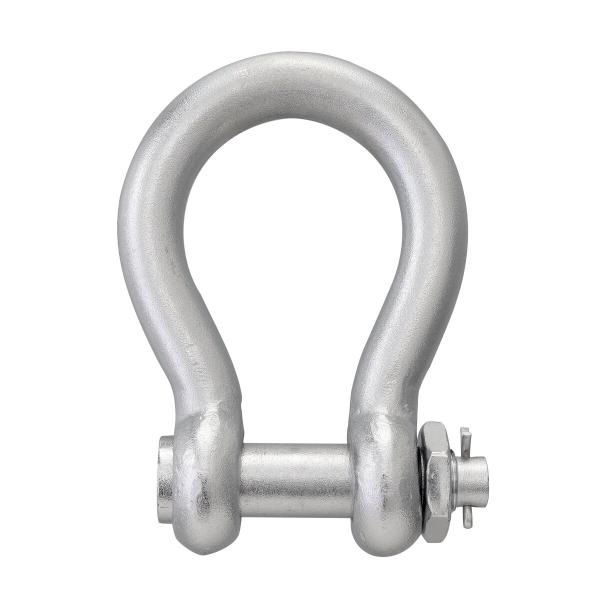 シャックル 使用荷重4.5ton スチール 表面メッキ処理 [ナット