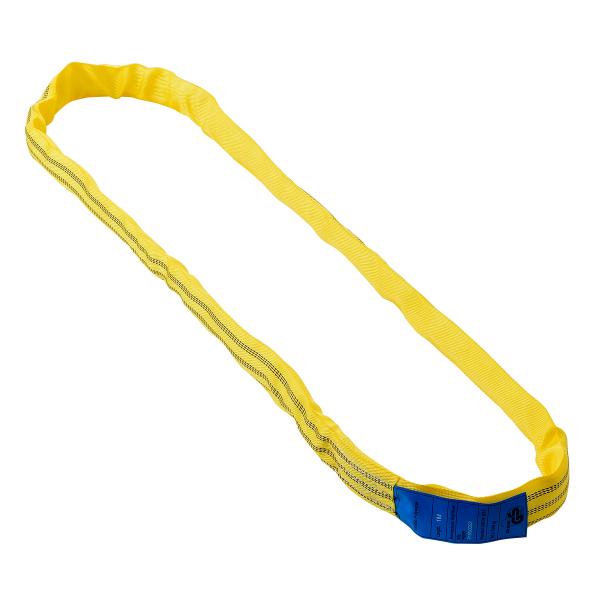●強力ポリエステル糸を集束し、柔らかいナイロン製保護シートで覆っています。●GS（ドイツ製品安全法） EN1492-2認証取得品●使用荷重：3t●巾(W)：55mm●色：黄●長さ(L)：4m●円周：8m●使用荷重：ストレート吊り/3000k...