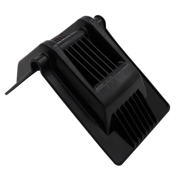 ●角に丸みがあるのでベルトにやさしい！●強度・耐候性に優れたポリエチレン製。●50mm巾ベルト用です。●サイズ：巾148×高さ180×厚み3mm●ベルトあたり部：64mm●材質：ポリエチレン●自重：0.16kg●セット自重：0.32kg