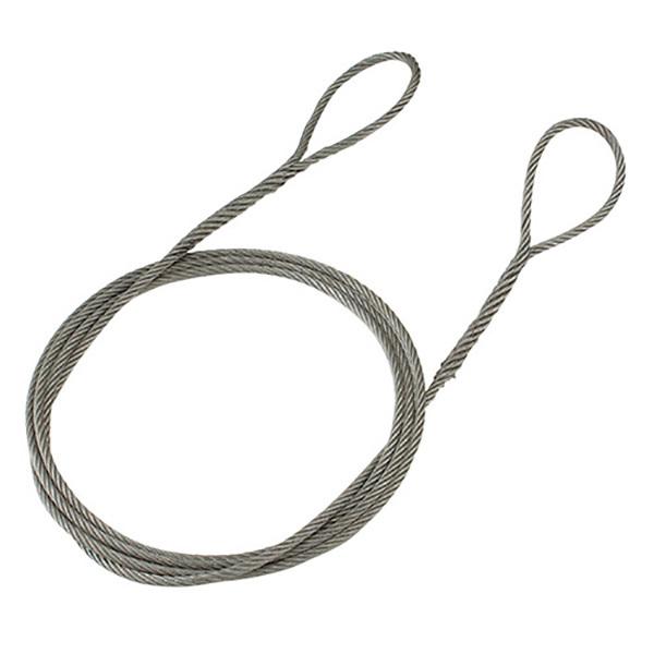 ワイヤー 台付 両サツマ加工 φ12mm×3m 4本セット トラック用 ロープ 