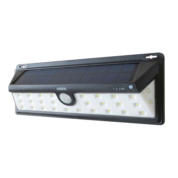 広角ウォールライト ワイド ソーラー式 省エネ 赤外線センサー SMD高