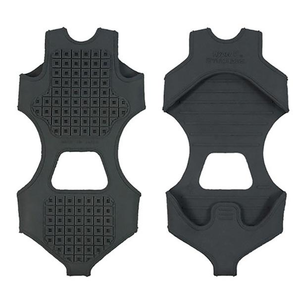 ●食品工場や冷凍倉庫などにお勧め！●雪・氷で滑りにくいアタッチメント。金属など床を傷つける素材は配合されていないので、着用したまま室内・車内への移動も安心。●簡単装着！雪道、濡れたタイルや大理石床などでも滑りを防止。●サイズ：適応靴サイズ/...