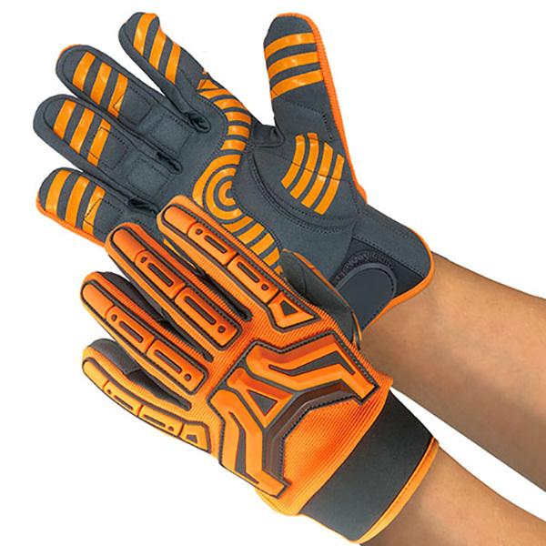 耐切創手袋 セーフハンド M 振動軽減 クッション内蔵 甲プロテクト