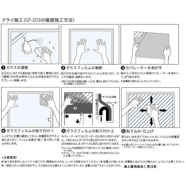 型板ガラス用フィルム フリーフィット 飛散防止 ｕｖカット ハードコート ガラスフィルム サンゲツ オフィス家具 Gf 3 96cm巾 10ｍ巻 Ds パシフィック店