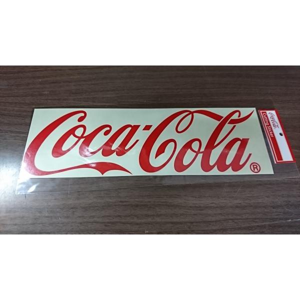 コカ・コーラ カッティングステッカー Lサイズ レッド 赤 耐光 耐水 屋外使用可