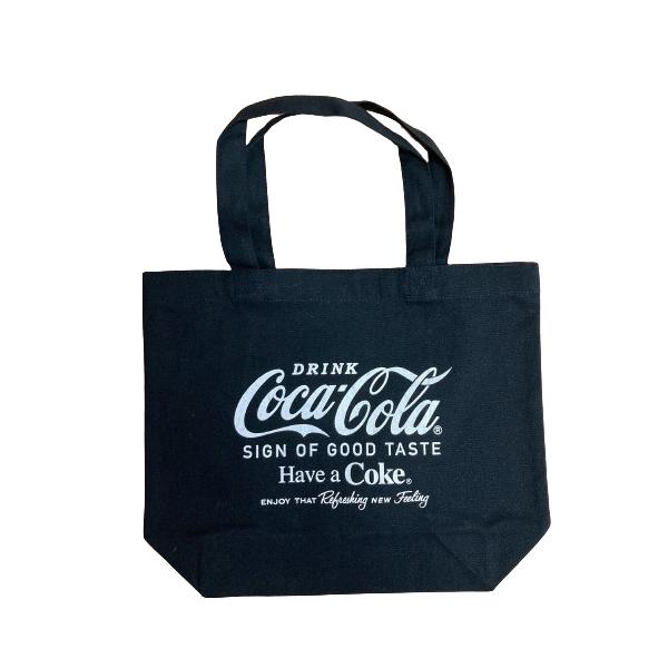 Coca Cola（コカコーラ） ランチトートバッグ 黒 ブラック メール便