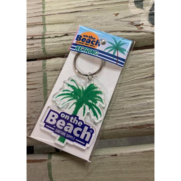 オンザビーチ on the beach キーホルダー パームツリー ヤシの木