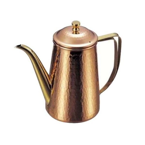 1個】1.5L 銅 槌目入コーヒーポット 10人用（1500cc） 燕三条 コーヒー
