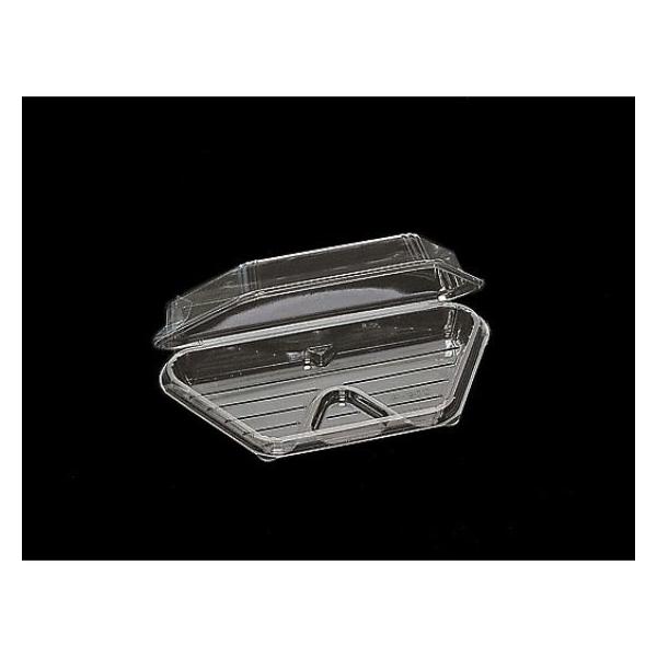 FKパック P−902◇一体式のワンタッチ嵌合容器です。●本体：レンジ不可●素材：OPS●耐熱温度：80℃　　　　　　●サイズ：182×97×19（19）mm●入数：50枚