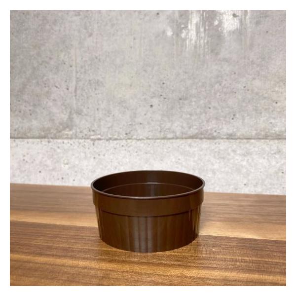 【25枚】バイオ ココマル IR 76-110H チャイロ (本体のみ) リスパック ココット 使い捨て 業務用 スフレ皿 円形 グラタン キッシュ パテ 洋風 25枚入