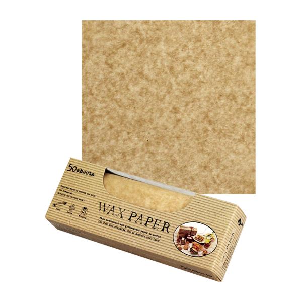 【50枚/PCS】 WP1000ワックスペーパークラフト無地150x150 天満紙器