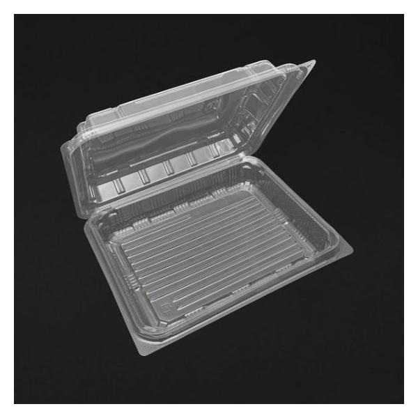 OSA23-18（56） エコOPET◇ど冷えもん（冷凍自販機専用）のフードパックです。◇嵌合タイプのフードパックです。色々な用途で使用できます。◇冷凍時でも割れにくい耐寒・耐油性に優れた嵌合折り蓋式の容器です。◇透明性が高く中身がはっきり...