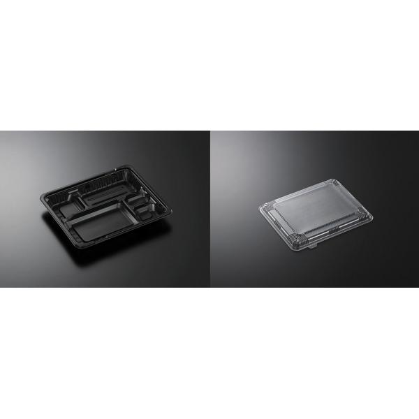 CTガチ弁Ｌ ＩＫ24-20Ａ ＢＫ（本体・蓋）セット◇定番のお弁当に使いやすい、オーソドックスな弁当容器！※コチラの商品はご注文の際、宛先に『(株)・(有)・商店』等の記載をお願いします。※個人宅への配送はできません。（ご了承ください。）...