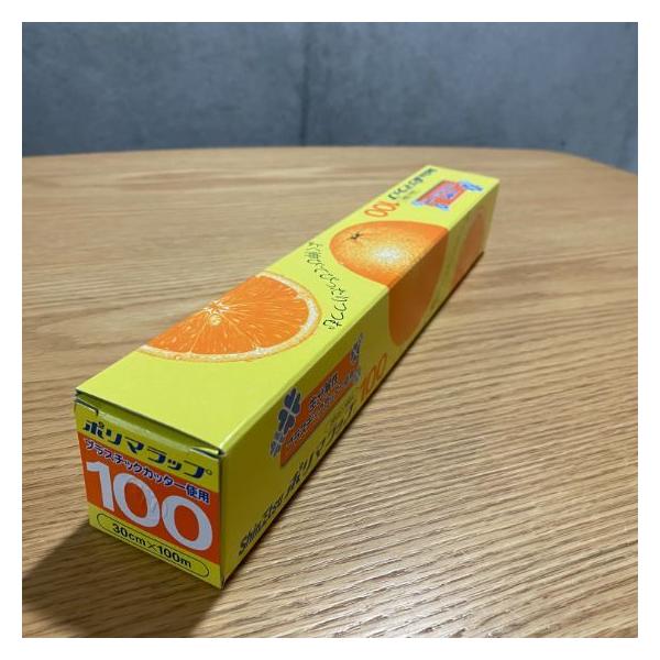 ポリマラップ 信越ポリマー ◇よく伸びて、ぴったり包みます。◇電子レンジからフリーザーまで対応。◇生分解性プラスチックカッター使用。●材質：ポリ塩化ビニル樹脂●サイズ：30cm×100m●耐冷熱温度：-60℃〜130℃●入数：30本