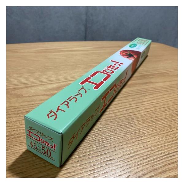 ダイアラップ エコぴたっ！ 三菱ケミカル◇ラップのみの焼却時に塩素系ガスが発生しません。◇単層ラップと比較してバリア性に優れています。◇多層構造のため、単層ポリオレフィン系ラップと比較して容器等への密着性に優れています。◇植物由来のプラスチ...