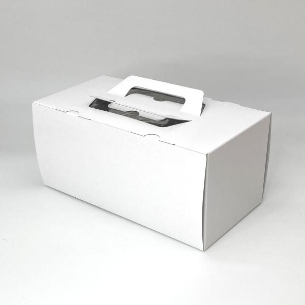 代引き 個人宅不可】100枚・ノエル箱 高さ120mm 白無地 (プレスコート