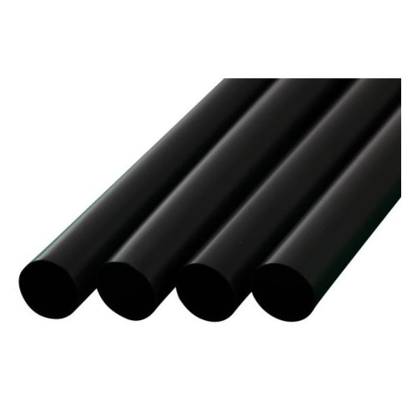 DAIYA STRAW タピオカストロー  黒◇タピオカ用のストレートストロー（袋なし）です。 ●サイズ：φ13mm×21cm●入数：110本