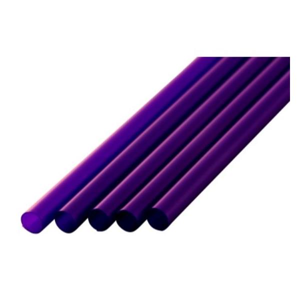 DAIYA STRAW ストレートストロー 紫◇ジュース用のストレートストロー（袋なし）です。 ●サイズ：φ6mm×21cm●入数：500本