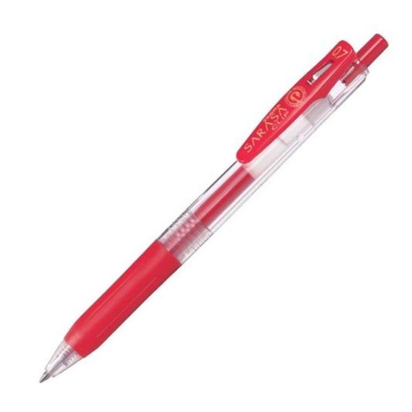 1本】JJJB15-R サラサ クリップボールペン 0.7mm （赤） ゼブラ 書き