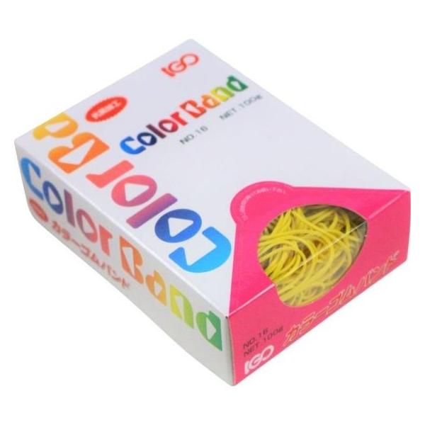 アイ・ジー・オー 輪ゴム （RB16-1H-Y）◇食品包装・軽包装・農業用地等に！◇UVカット袋のため、従来品より、劣化しにくく長持ちする様になるました。◇抗菌加工済みのため、野菜等の食材に安心、安全にご利用できます。◇一般用から事務用まで...