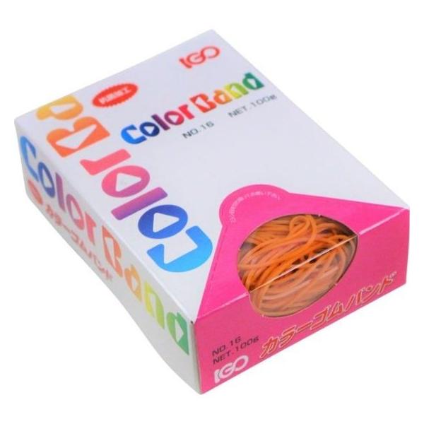 アイ・ジー・オー 輪ゴム （RB16-1H-OR）◇食品包装・軽包装・農業用地等に！◇UVカット袋のため、従来品より、劣化しにくく長持ちする様になるました。◇抗菌加工済みのため、野菜等の食材に安心、安全にご利用できます。◇一般用から事務用ま...