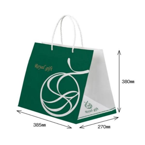 50枚】袋 ロイヤルギフトバッグ 385×270×H380 オリカ 果物 贈答 お中元