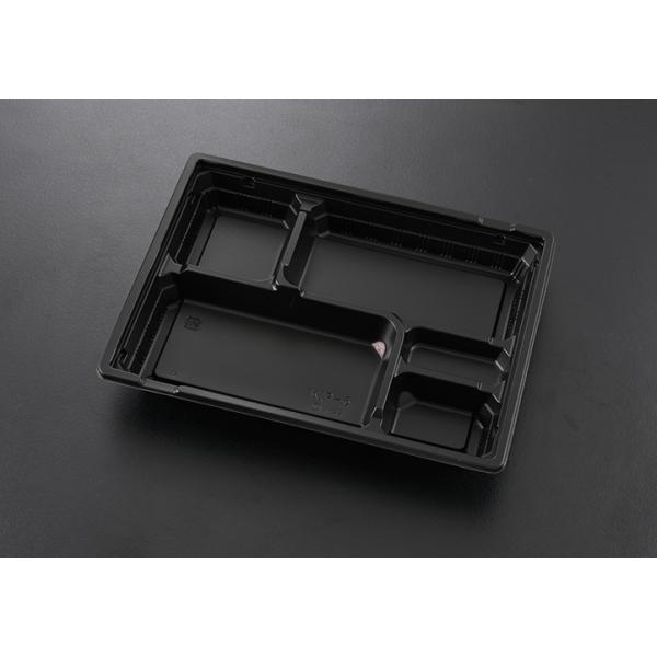 ケーピープラテック 使い捨て弁当箱 蓋付き KIP−5(黒 ケーピープラテック 使い捨て弁当箱 蓋付き KIP−5(黒