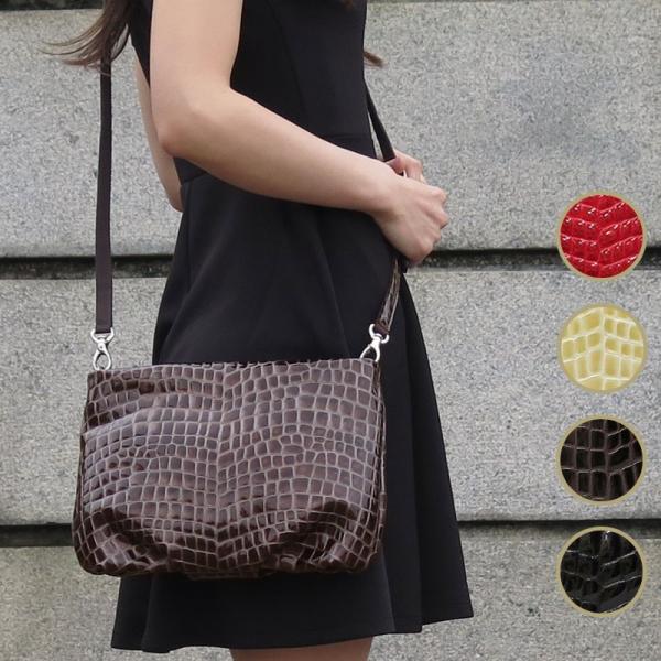 ショルダーバッグ 2way クラッチバッグ レディース 本革 キップエナメル革 Buyee Buyee Japanese Proxy Service Buy From Japan Bot Online