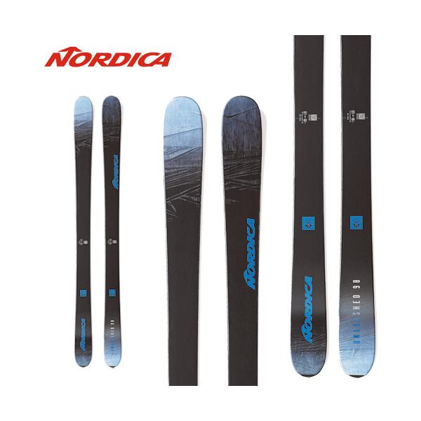 スキー板 ノルディカ 22-23 NORDICA アンリーシュド UNLEASHED 98 (板のみ) ツインチップ