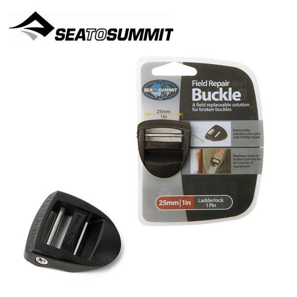 日本未発売】 SEA TO SUMMIT シートゥーサミット フィールドリペアバックル ブラック 25mmラダーロック 1Pin ST82309 バックパック ザック アウトドア 釣り SEA TO SUMMIT(シートゥサミット) リペアバックル 25mmラダーロック1ピン 1700401