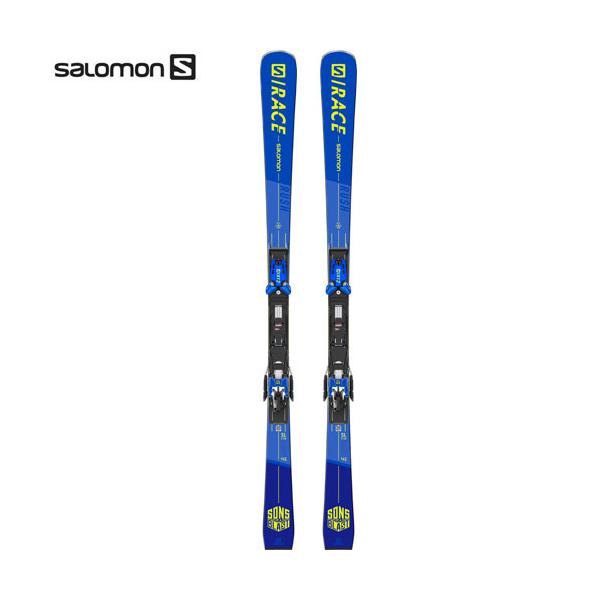 スキー板 サロモン 21-22 SALOMON エスレースラッシュ S/RACE RUSH SL + X12 (金具付)[旧モデルスキー]