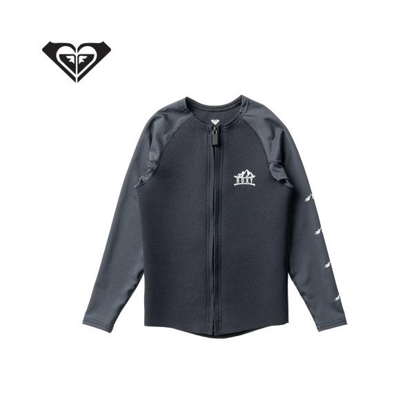 LV[ ROXY bV WPbg GIRL 1.0 WATER RASHIE JACKET K[ (BLK) lIv[ 1mm TWT221903  C