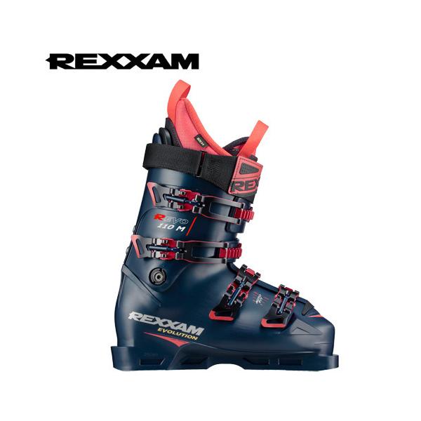 スキーブーツ】レクザム REXXAM レボ110m REVO 110M (ネイビー)【21-22