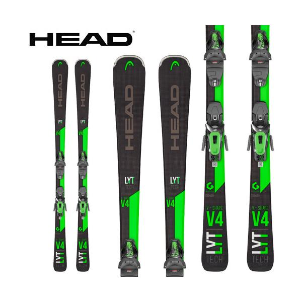 スキー板 ヘッド 21-22 HEAD 2022 ブイシェイプ V-SHAPE V4 (金具付) 基礎 ゲレンデ 軽量