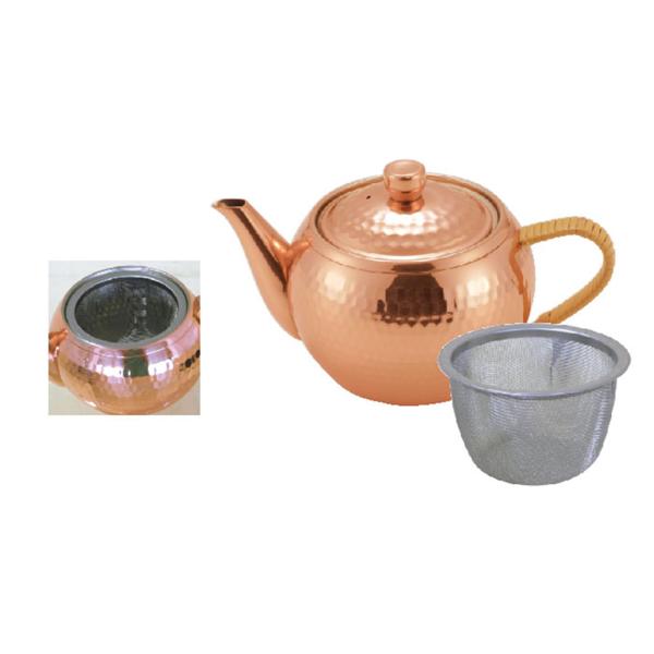 【食楽工房】＜和＞純銅 後手急須(ストレーナ付)
