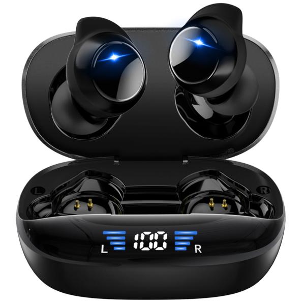 【Bluetooth5.4】最先端のBluetooth5.4採用して、データ通信速度がより高速化、より安定、より低電力消費が実現。【デュアルマイク】デュアルマイクに加え、ENCノイズキャンセリングにより、自然豊かな音を感じられる音域、立体的...