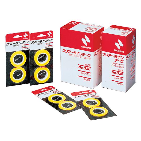 �j�`�o�� �N���A���C���e�[�v NO.536 2mm���~10m 2���� �Ȑ��p ���i�摜