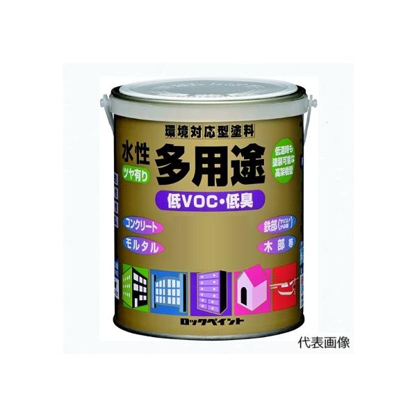 水性多用途  1/5L  各色【ロックペイント】